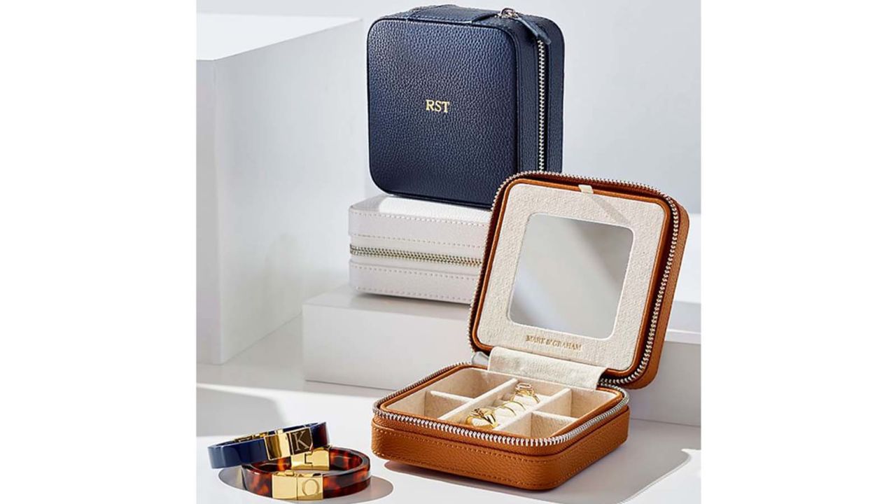 MG Mark Graham Small Travel Jewelry Case