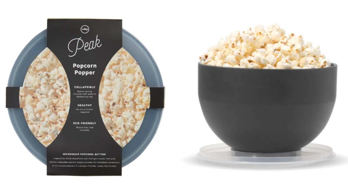 W & P Design - Personal Popcorn Popper Microwave Bowl in Charcoal at  Nordstrom