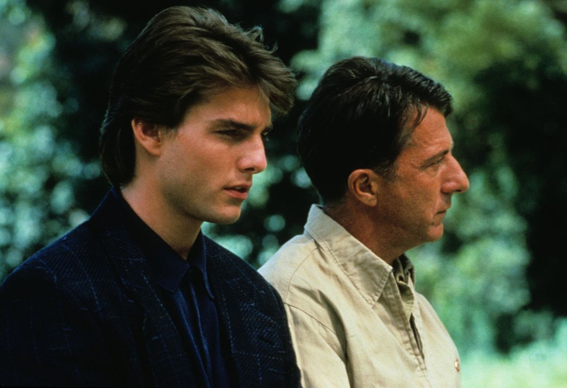 Tom Cruise starred with Dustin Hoffman in 'Rain Man' in 1988.
