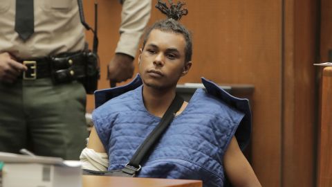 Isaiah Lee appears at a bail hearing in Los Angeles, on May 10, 2022.