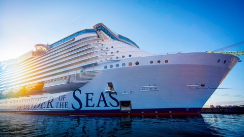 Royal Caribbean's Wonder of the Seas is currently the world's biggest ship.
