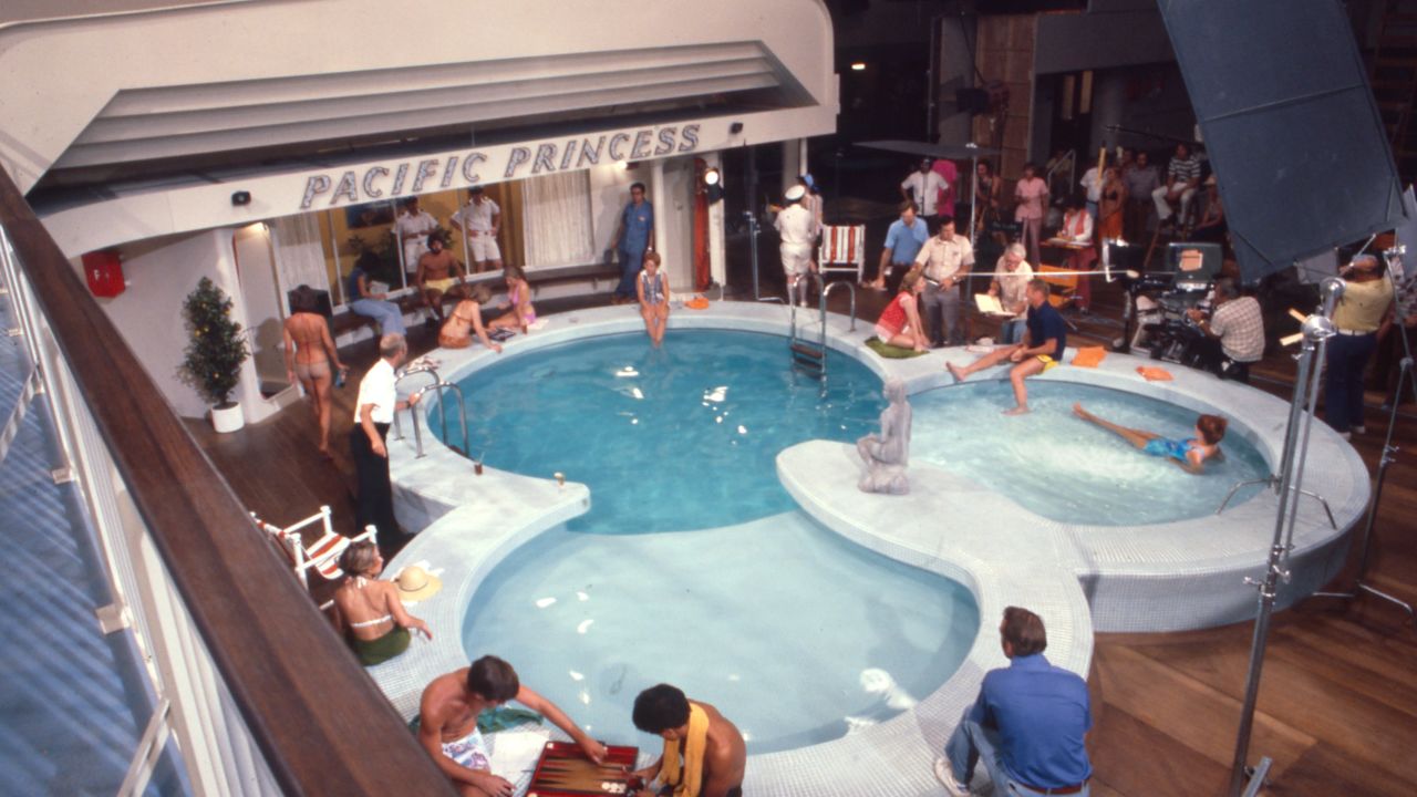 "The Love Boat" centred around the adventures of the crew and passenger on board a luxury cruise ship. 