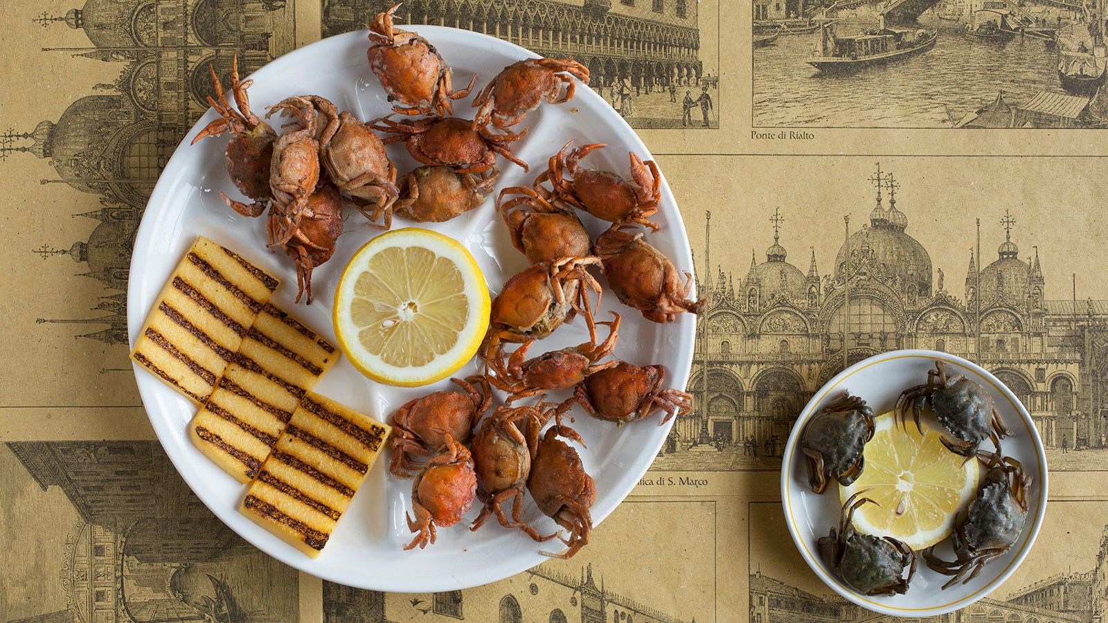 <strong>Feeling crabby:</strong> Moeche are tiny soft-shell crabs eaten in Venice.