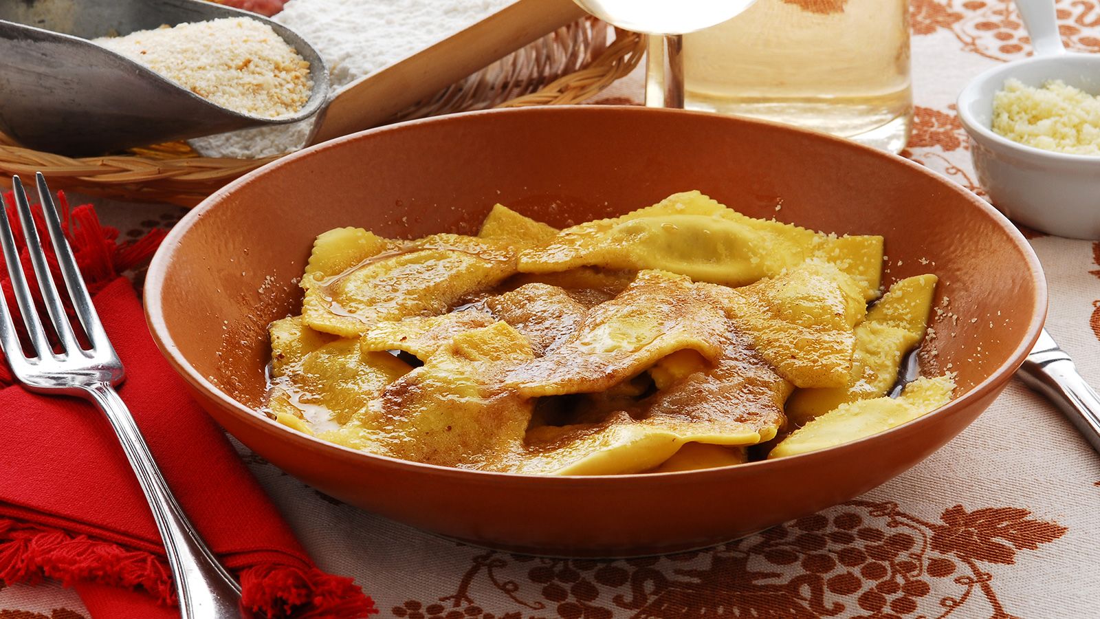 <strong>Potato-potahto: </strong>Whether you call them casoncelli or casoncei, this butter-drenched stuffed pasta is one of Lombardy's tastiest dishes.