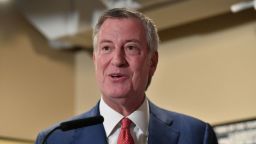 JANUARY 18th 2022: Bill de Blasio - former mayor of New York City - announces that he will not run for governor of New York State after considering the matter for months. - File Photo by: zz/NDZ/STAR MAX/IPx 2021 10/26/21 Mayor of New York City Bill de Blasio delivers remarks at the reopening of the Drama Book Shop on October 26, 2021 in Midtown Manhattan, New York City as further restrictions are eased during the worldwide coronavirus pandemic. (NYC)