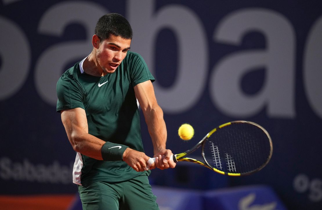 Alcaraz is in his second full season on the ATP Tour.