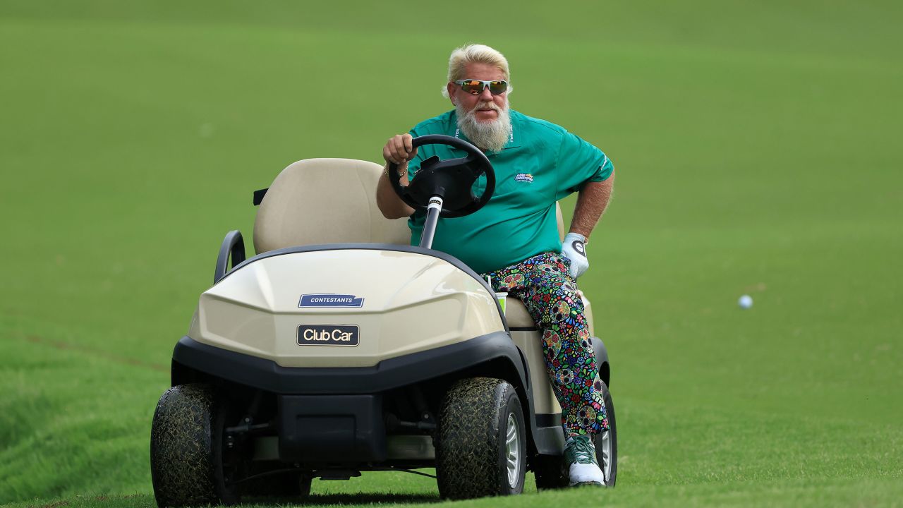 Daly during the first round of the 2022 PGA Championship at Southern Hills Country Club in Tulsa.
