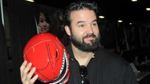 Jason Geiger, also known as Austin St. John, photographed at a convention in 2015.  