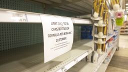 A sign notifies customers of a purchase limit on baby formula amid a national shortage at a grocery store in Detroit, Michigan, US, on Thursday, May 19, 2022. A leading House Democrat plans to grill the Food and Drug Administrations chief about plans to reopen an Abbott Laboratories infant formula plant without first addressing a whistle-blowers allegations. 