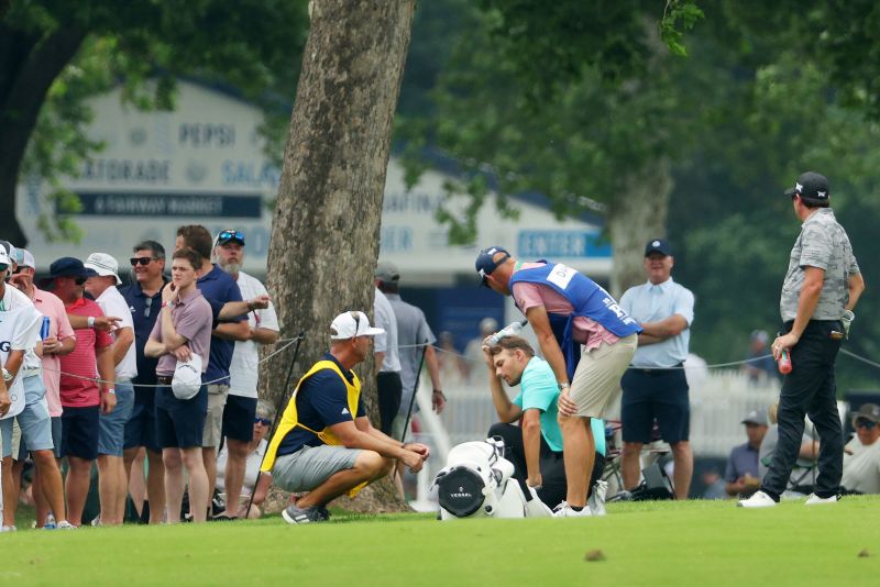 Aaron Wise struck on head with ball from wayward drive during PGA Championship CNN