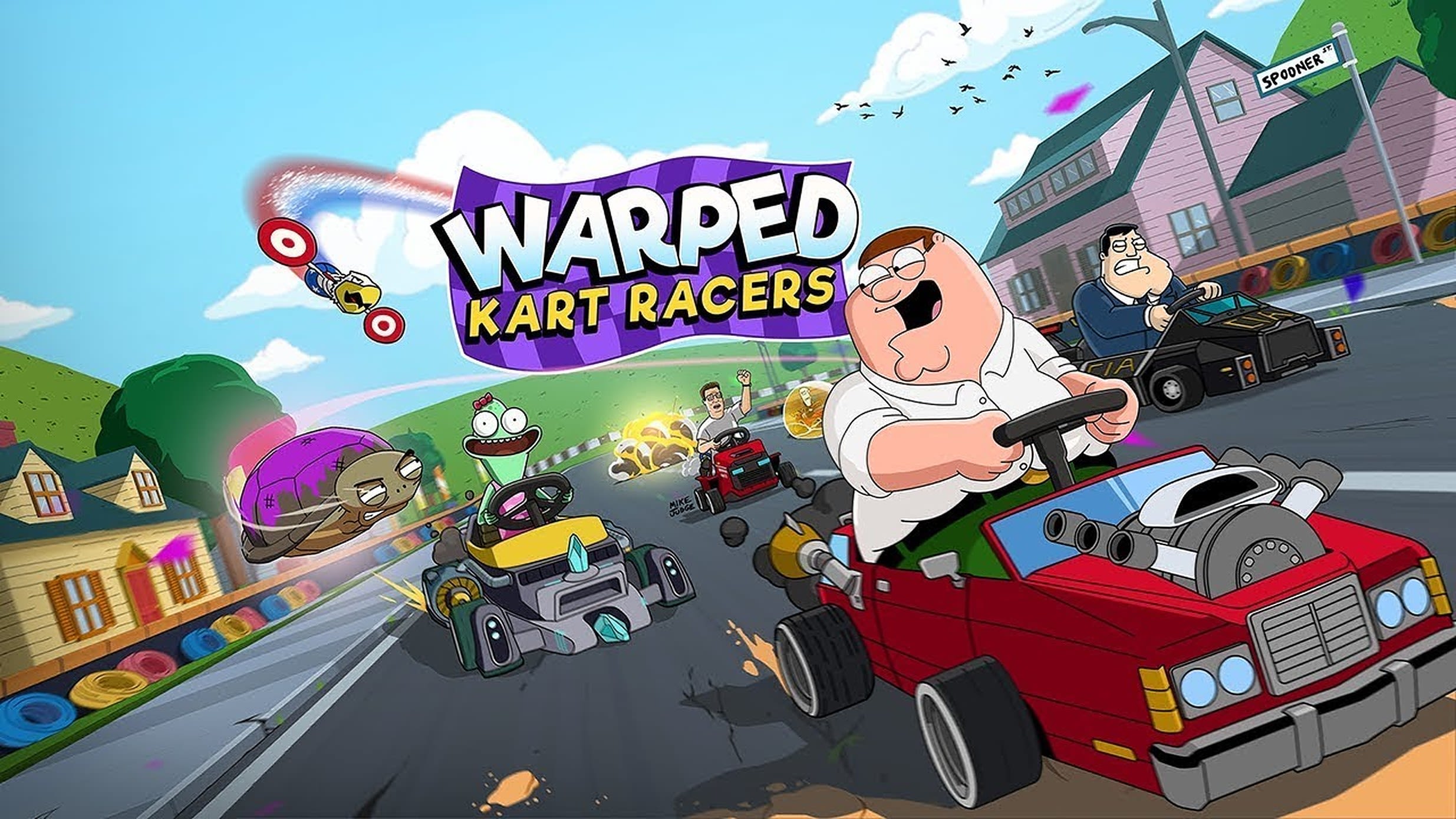 Game On: Peter Griffin and Hank Hill kart racing | CNN