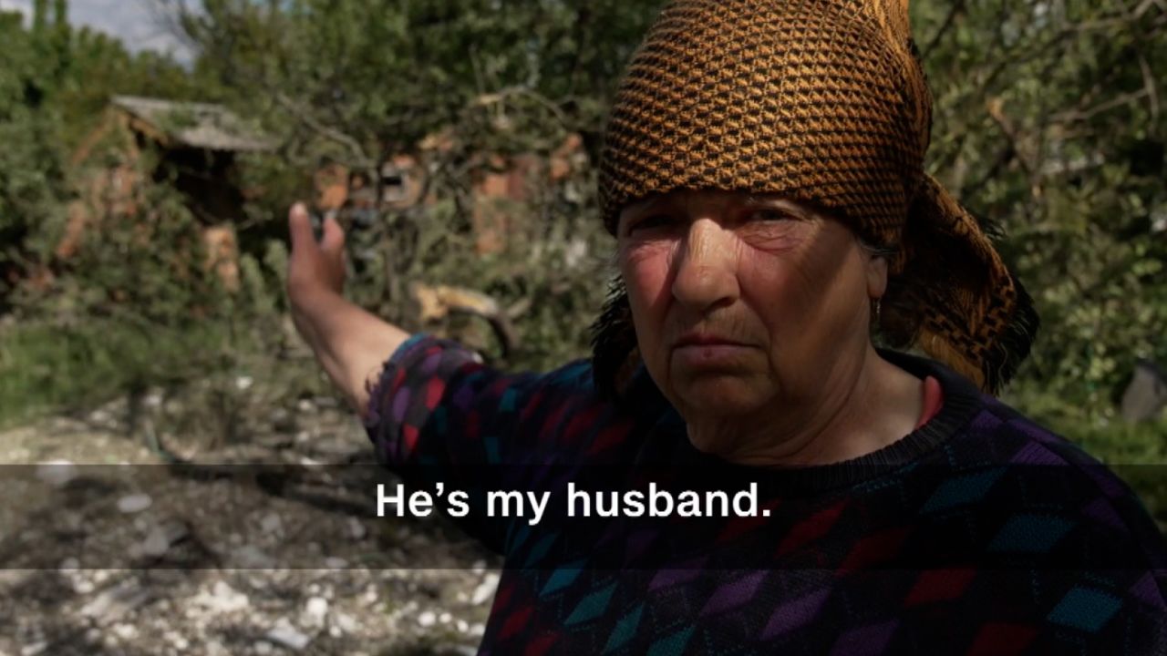 village near kharkiv torched