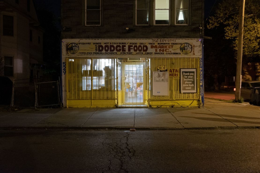 Dodge Food Market is one of many corner stores in East Side. Since Tops is closed after the shooting, residents either have to travel to grocery stores outside the neighborhood or depend on these corner stores.