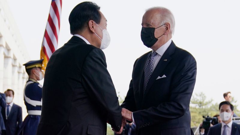 Biden offers message for Kim Jong Un as he wraps first leg of his Asia trip – CNN