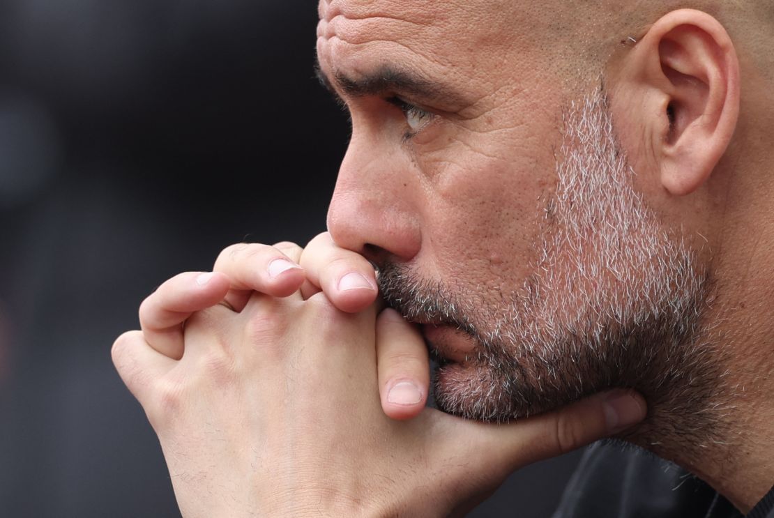 Pep Guardiola has guided Manchester City to three Premier League titles since becoming the club's manager.