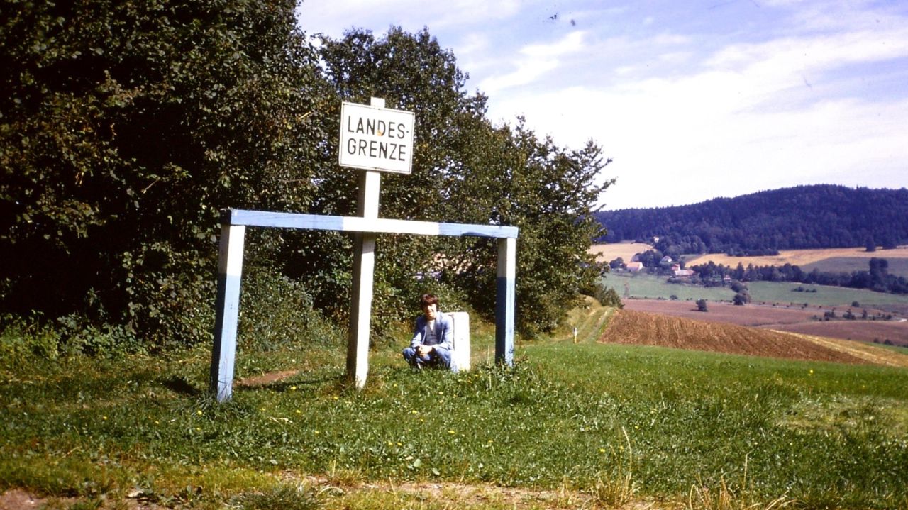 <strong>Border photo</strong>: Here's a 20-year-old Thomas on the West Germany/Czechoslovakia border in 1974.