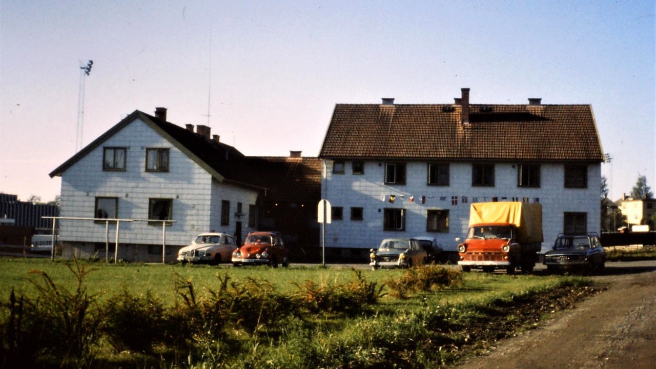 <strong>Bed for the night: </strong>Thomas and his friends would save money by sleeping on the trains where possible, or else they would sleep in youth hostels like this one in Hamar, Norway.