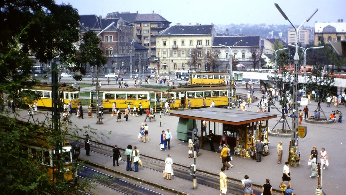 Tim Thomas took this photo in Budapest, Hungary in 1974. Thomas is now retired and planning his next European rail adventure.