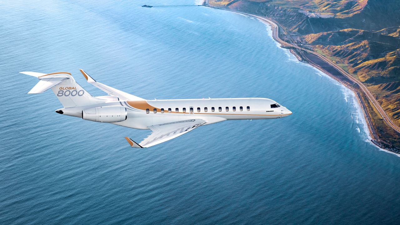 A Bombardier Global 7500.