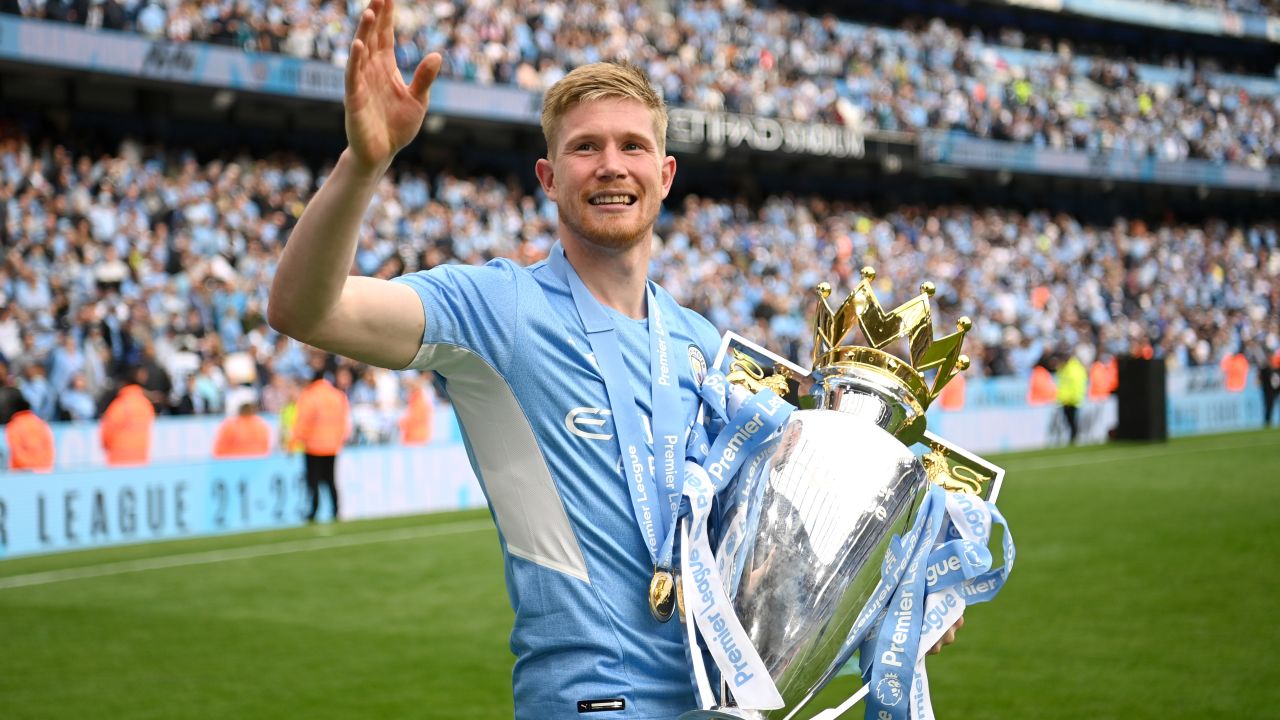 Kevin De Bruyne was Manchester City's best player during the title charge. 
