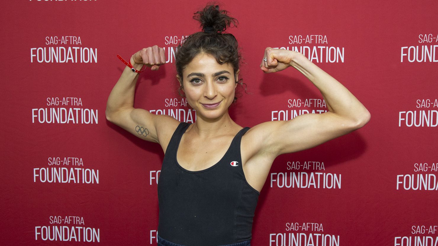 Olympian and actress Alexi Pappas is a mental health advocate. 