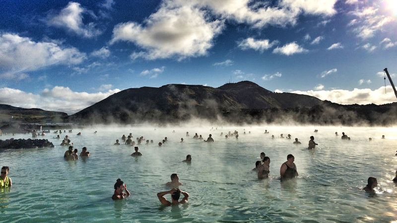 Iceland geothermal outlet