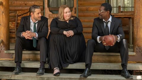 Justin Hartley, Chrissy Metz and Sterling K. Brown in 