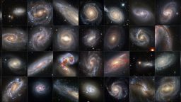 Spanning from 2003 to 2021, this collection of 37 images from the NASA/ESA Hubble Space Telescope features galaxies that are all hosts to both Cepheid variables and supernovae. These two celestial phenomena are both crucial tools used by astronomers to determine astronomical distance, and have been used to refine our measurement of Hubble's constant, the expansion rate of the Universe.