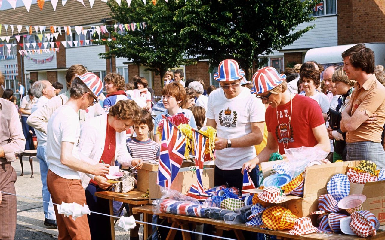 Parties are held in streets and villages up and down the country to commemorate the Silver Jubilee. There are 4,000 such events in London alone, according to the official royal <a href="https://www.royal.uk/queens-jubilees-and-other-milestones" target="_blank" target="_blank">website</a>.