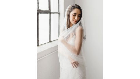 Siena Embellished Wedding Veil by Daphne Newman Design