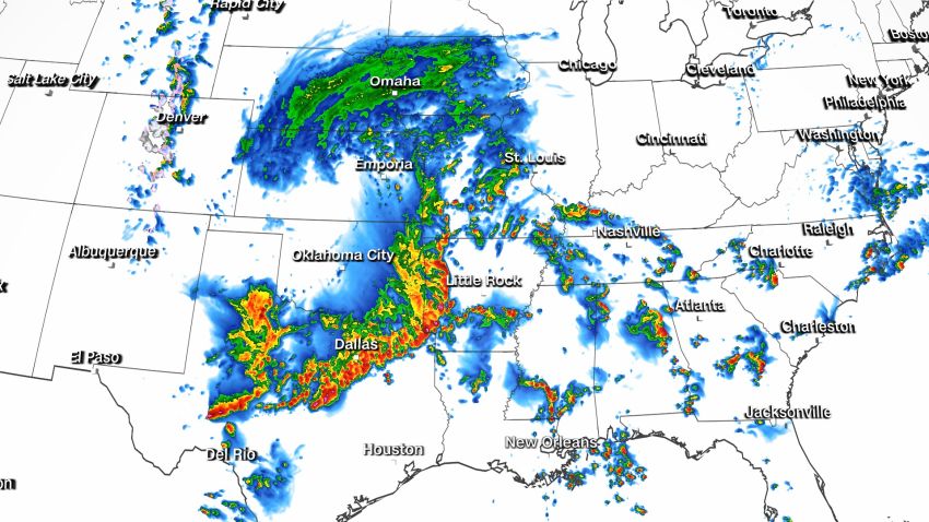 hrrr rainfall central us