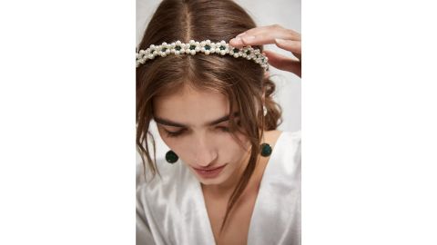 Maisie Myrrh Curry Pearl Headband