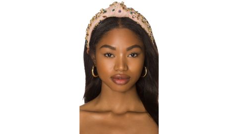 Lele Sadoughi Candy Jeweled Knotted Headband 