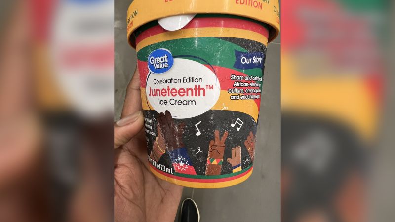 Walmart sold a Juneteenth ice cream. It didn't go well | CNN Business