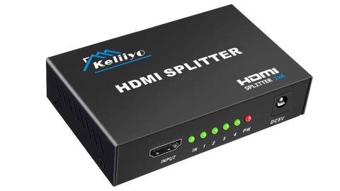 KELIIYO 1-in-4 HDMI Splitter