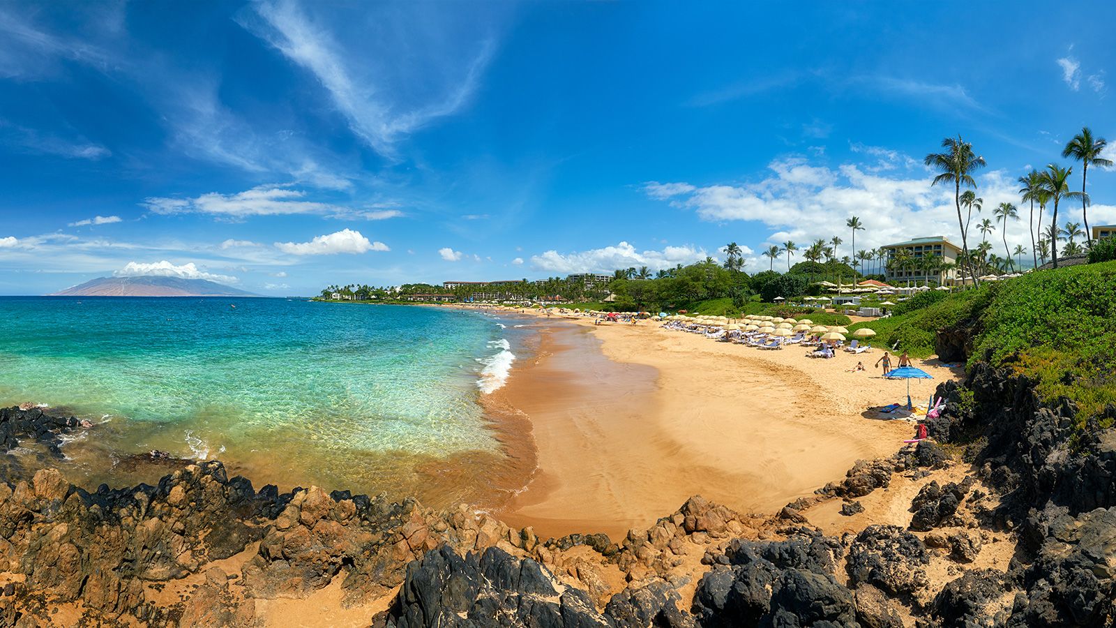 <strong>8. Wailea Beach, Maui, Hawaii: </strong>A series of five pocket beaches, Wailea Beach is lined with resorts. It's a great snorkeling beach when the water is calm, Dr. Beach says.
