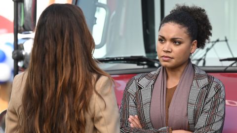 On "Station 19," Vic (Barrett Doss) ends her pregnancy with a medication abortion.