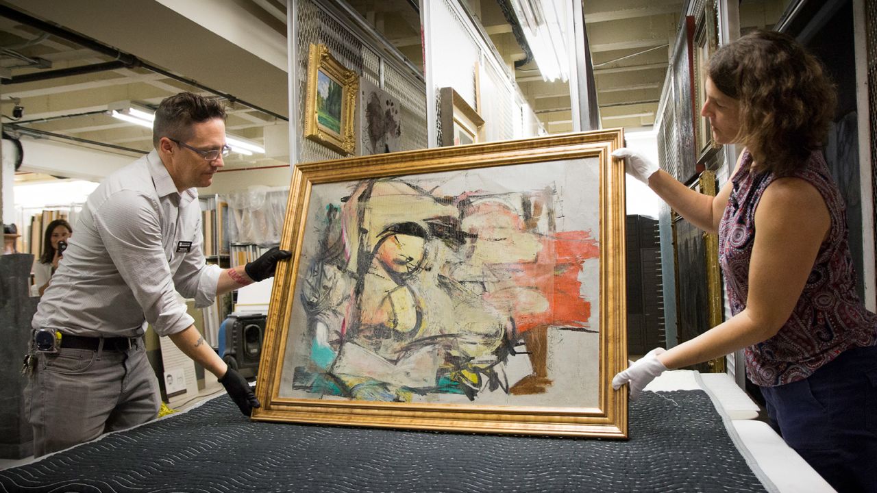 02 de kooning woman ochre restoration