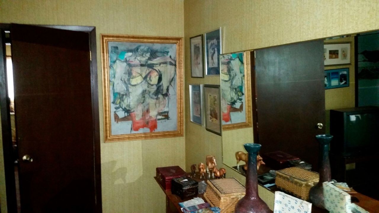 The Alters had De Kooning's "Woman-Ochre" hung behind their bedroom door. It was only discovered after they both died. 
