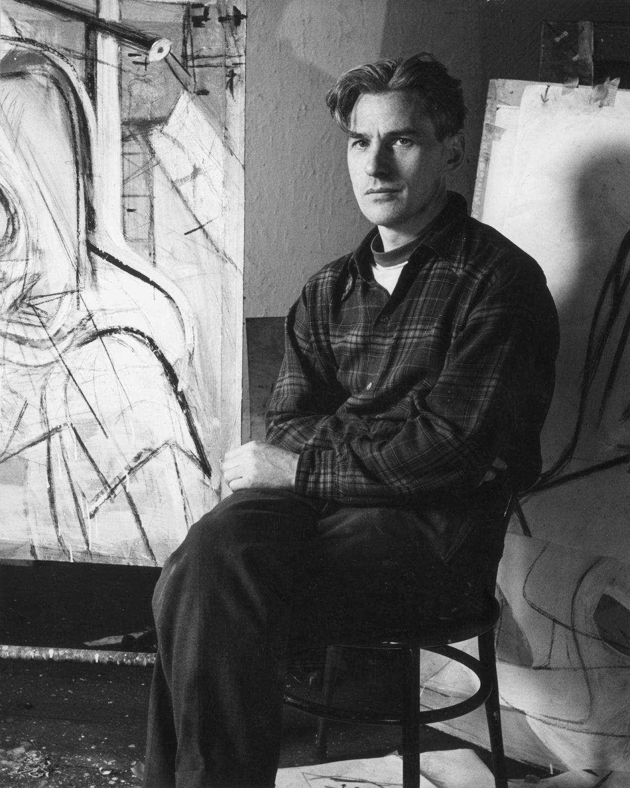 Willem de Kooning was one of the foremost abstract-expressionist painters.
