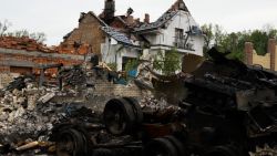 damaged villages near kharkiv