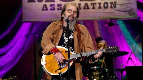 Steve Earle performs at the 20th Annual Americana Honors & Awards at the Ryman Auditorium on September 22, 2021 in Nashville, Tennessee. 