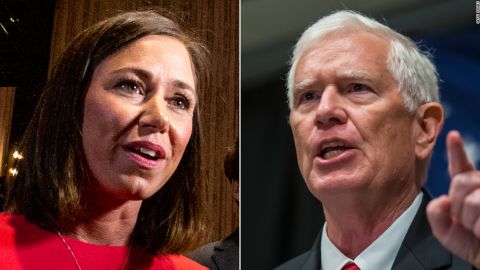 US Rep. Mo Brooks and Katie Britt will advance to a June primary runoff for Alabama's open US Senate seat, CNN projects.
