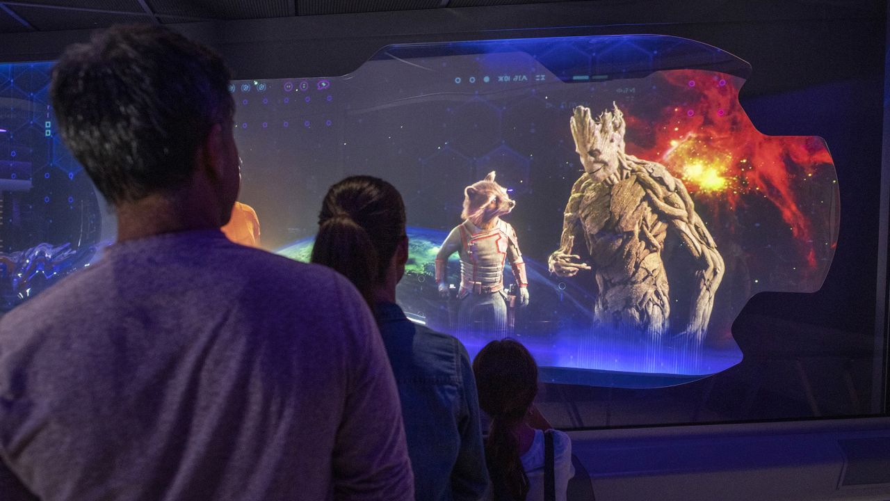 "Guardians of the Galaxy: Cosmic Rewind" is a new thrill ride at EPCOT. 