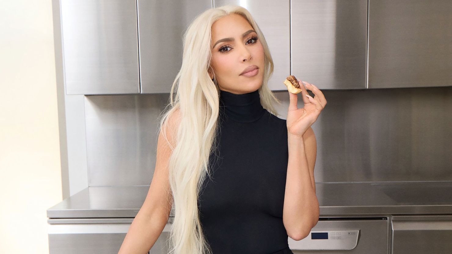 Kim Kardashian appears in a campaign for Beyond Meat. 