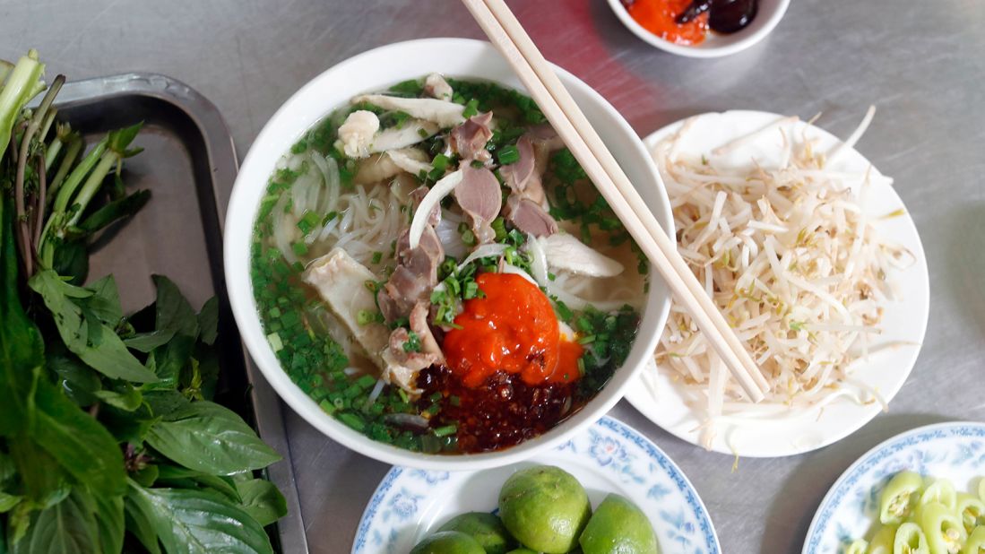 <strong>Pho, Vietnam: </strong>This hearty noodle soup is known for its aromatic and nuanced broth, springy rice noodles and tender protein (usually beef or chicken). 