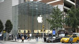 NEW YORK, NEW YORK - OCTOBER 05: A view of the Apple Store on Broadway near Lincoln Center on October 05, 2020 in New York City. (Photo by John Lamparski/Getty Images)