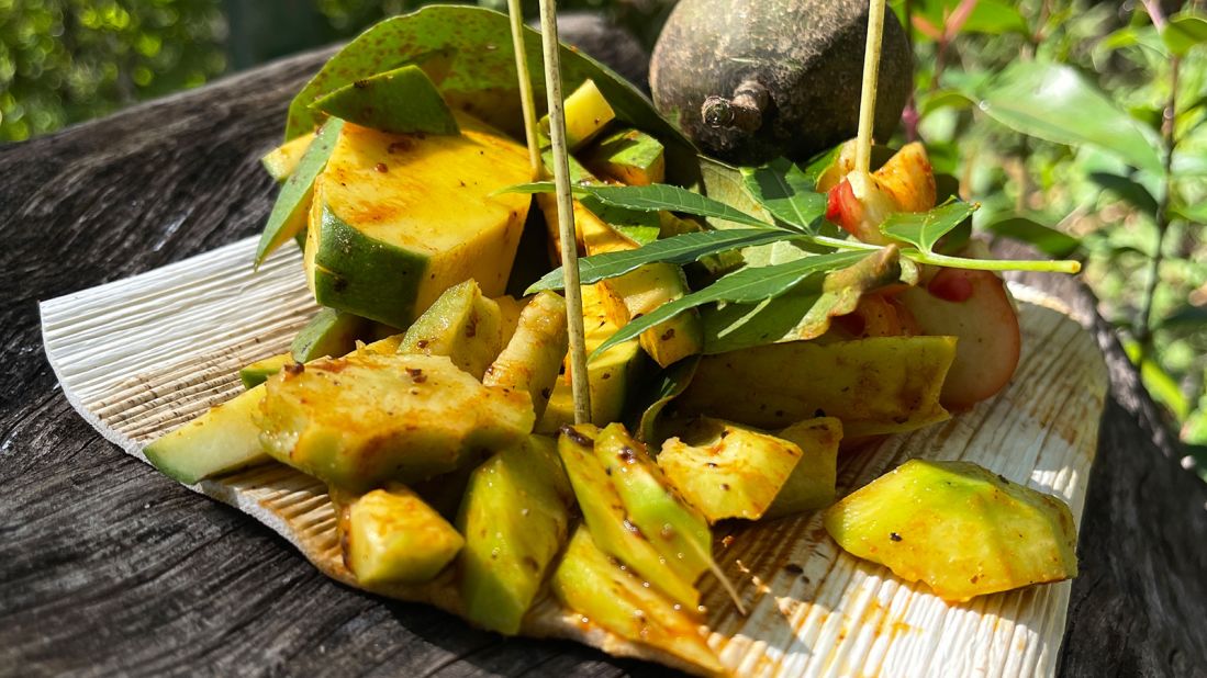 <strong>Achcharu, Sri Lanka: </strong>Sweet, sour and spicy pickled fruits and vegetables are seasoned with local spices, chili, turmeric, sugar and salt. The offerings will differ depending on the region and seasons.