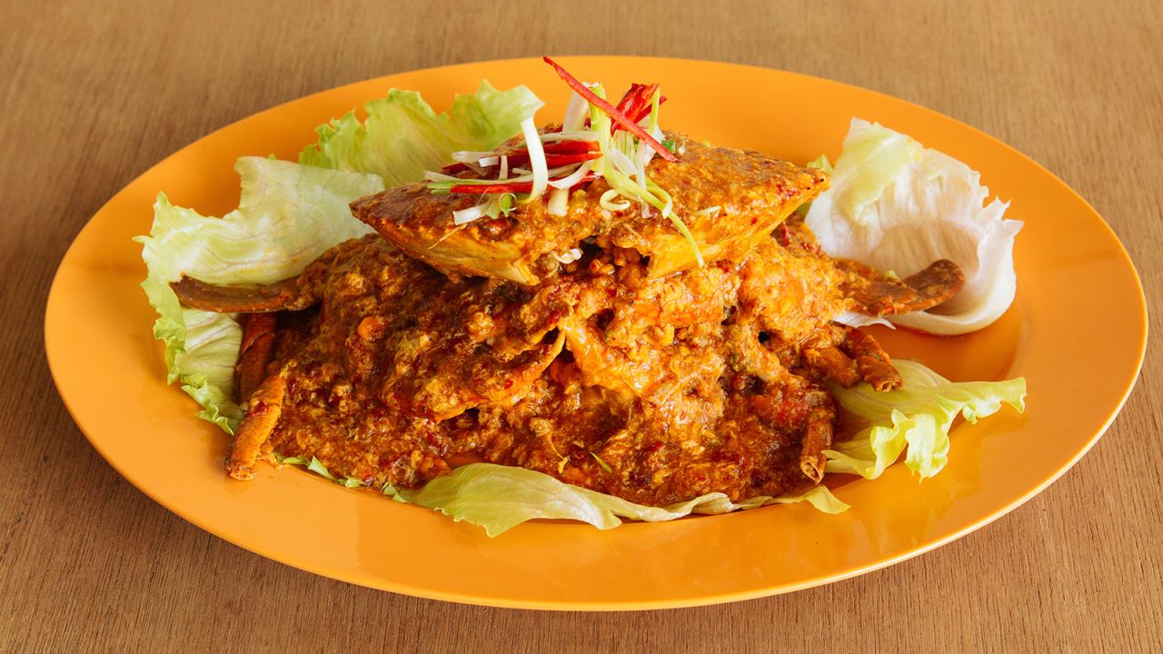 <strong>Chili crab, Singapore: </strong>This iconic dish is messy in all the best ways. After excavating the crab meat, scoop up the rich chili-tomato sauce with buttery fried mantou buns. 