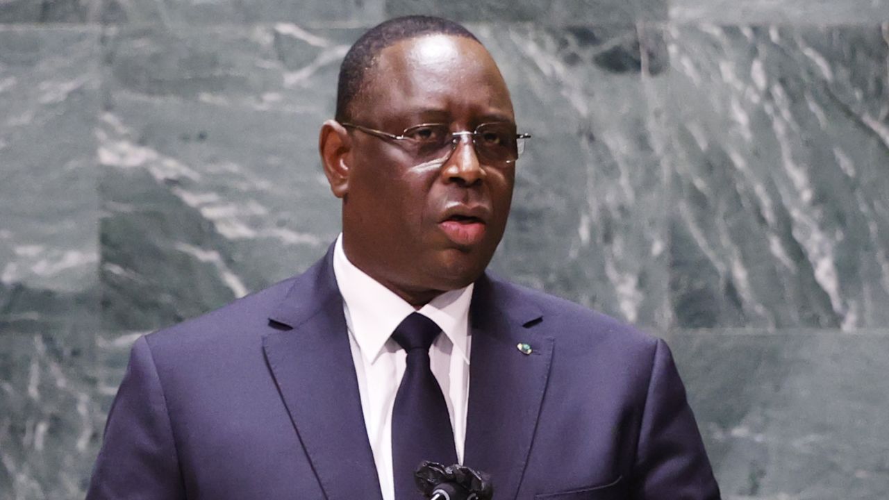 President of Senegal Macky Sall.